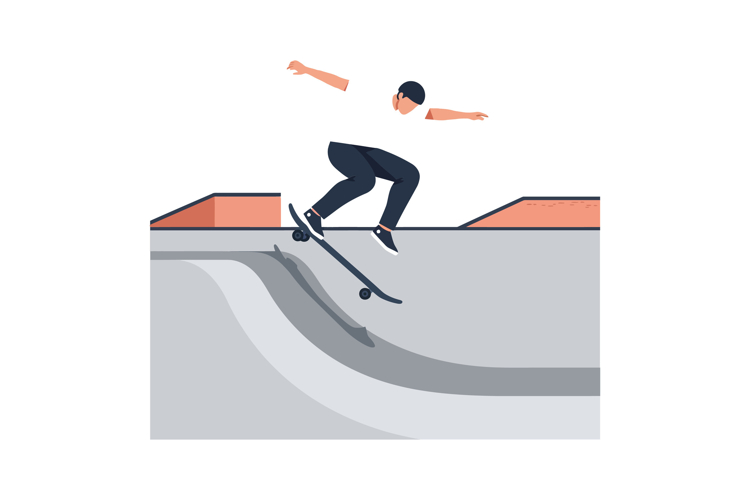 Skateboard Illustration Image 6
