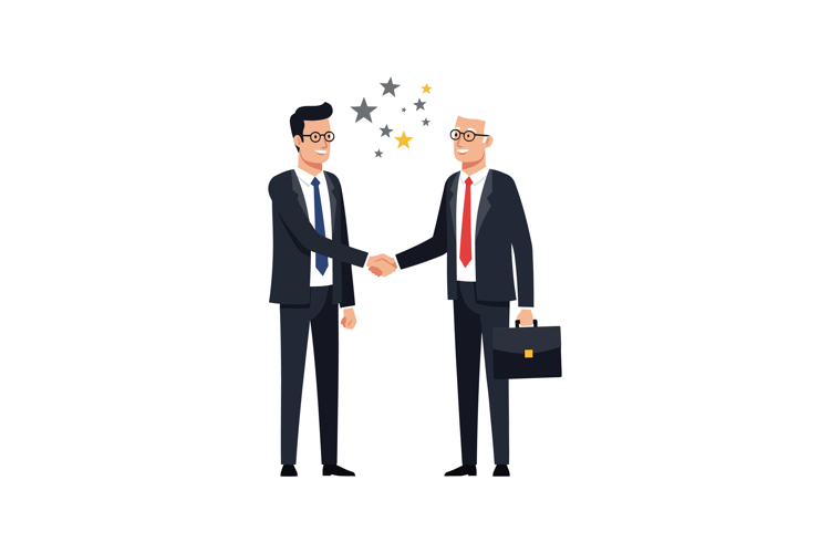 Handshake Vector Image 22