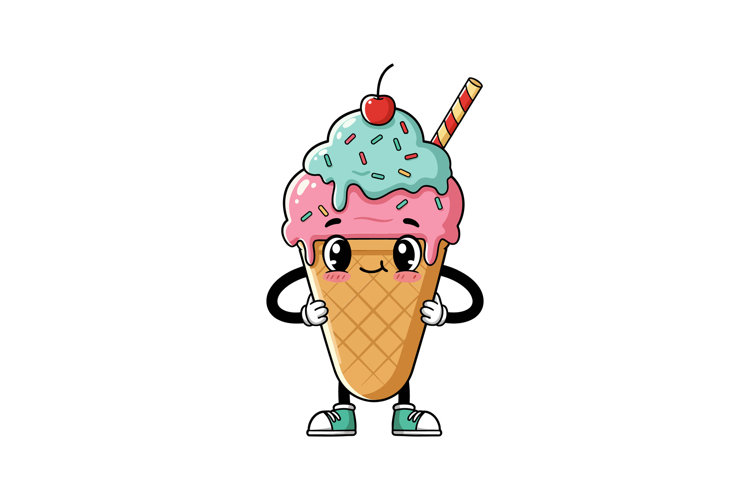 Cute Ice Cream Clipart Image 6