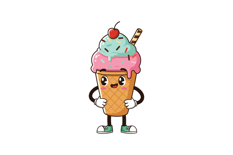 Cute Ice Cream Clipart Image 4