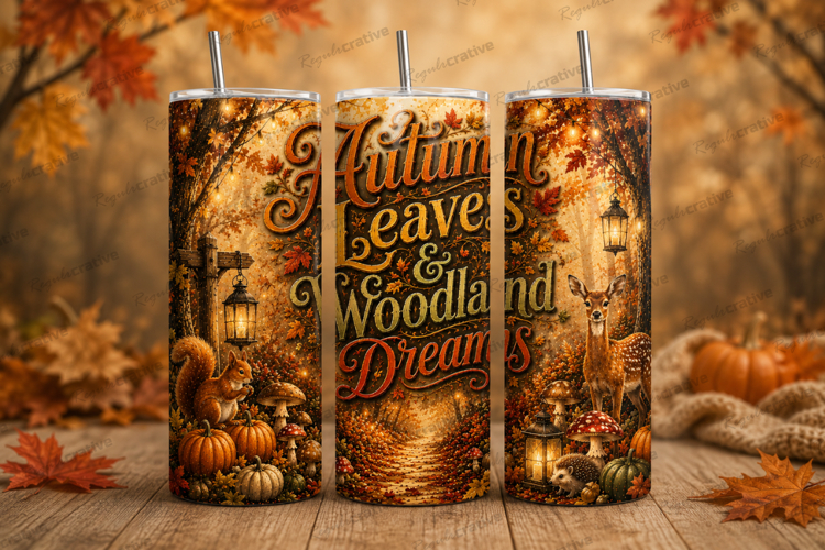 Thanksgiving Tumbler Wrap Image 5