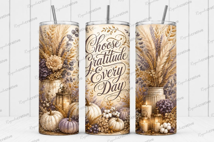 Choose Gratitude Every Day Tumbler PNG choose gratitude ever