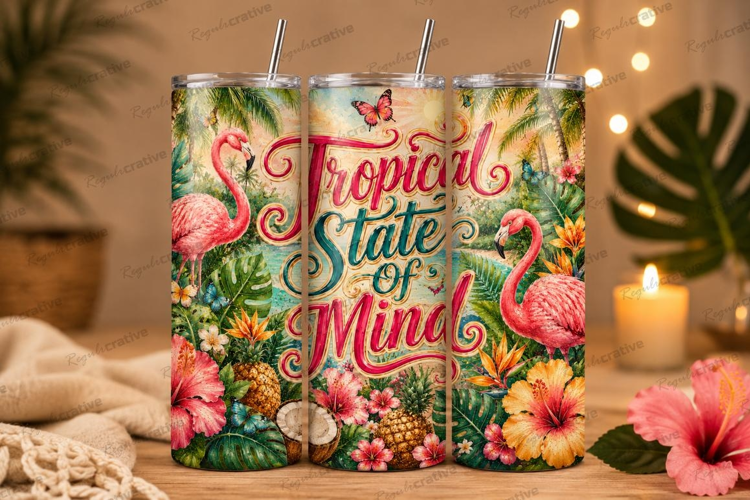 Tropical State of Mind Tumbler PNG tropical state of mind,