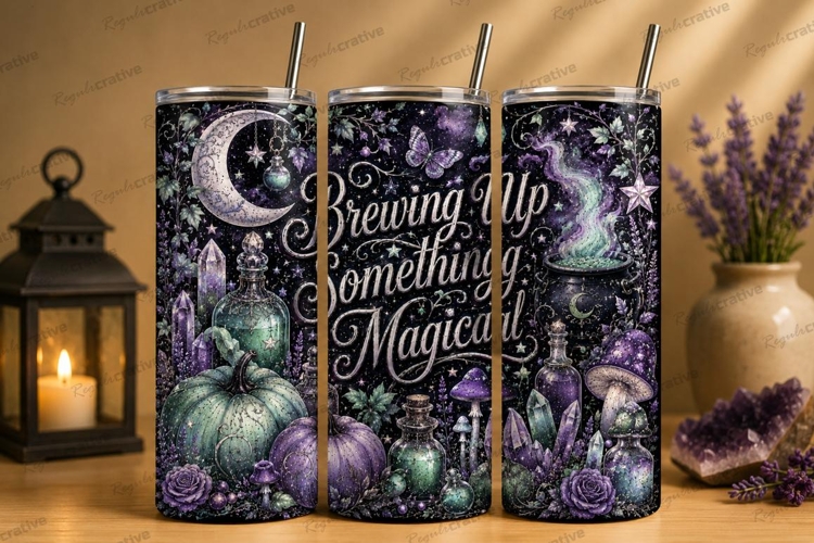 Brewing Up Something Magical Tumbler PNG brewing up somethin