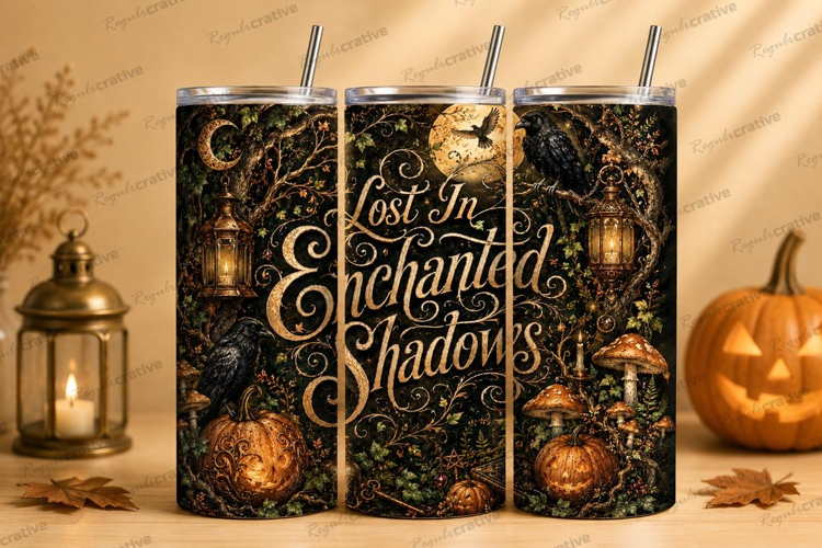 Lost in Enchanted Shadows Tumbler PNG lost in enchanted shad
