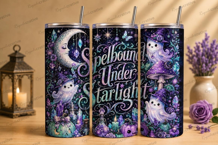 Spellbound Under Starlight Tumbler PNG spellbound under star