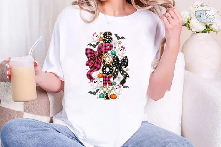 Spooky Season PNG Sublimation Shirt Desi