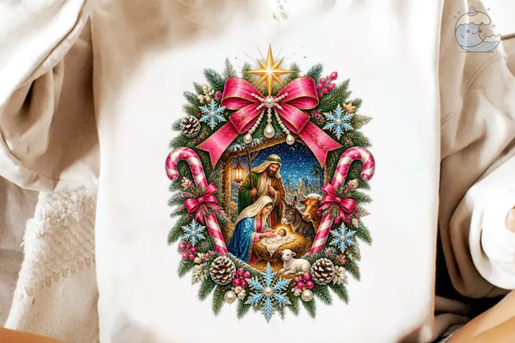 Nativity Christmas PNG Sublimation Shirt
