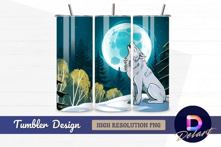 Howling Wolf Clipart Image 20