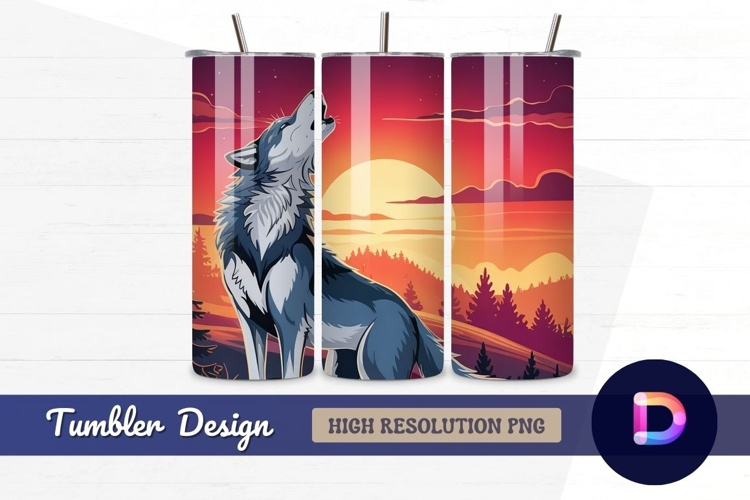 Howling Wolf Clipart Image 19