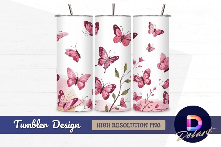 Pink Butterfly Clipart Image 15