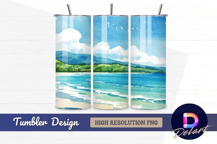 Beach Scene Clipart Image 3