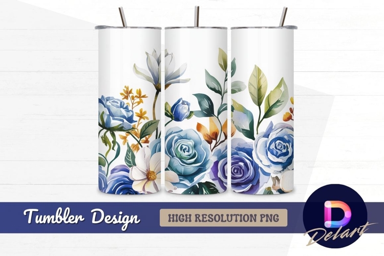 Watercolor Flowers Image 17