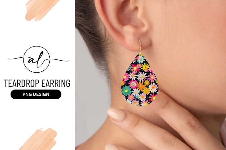 Colorful Floral Pattern with Various Flowers
