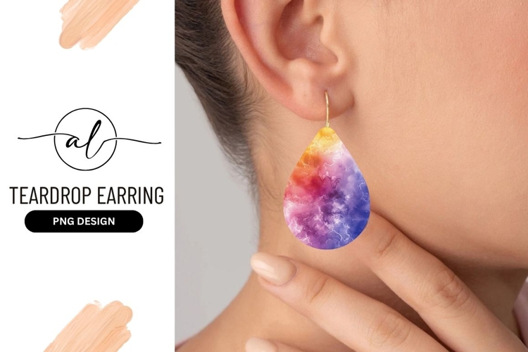 Abstract Watercolor Background with Rainbow Colors and White