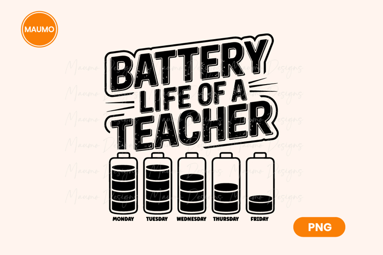 Teacher battery life funny quote