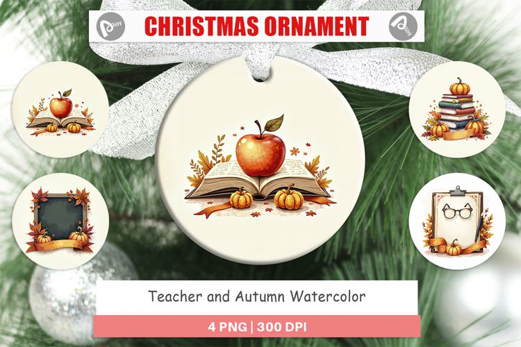Teacher Autumn Ornament