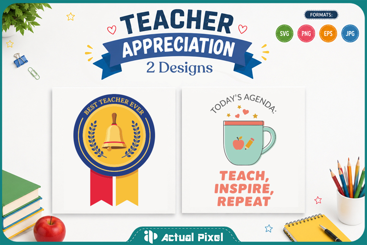 Teacher Appreciation SVG PNG
