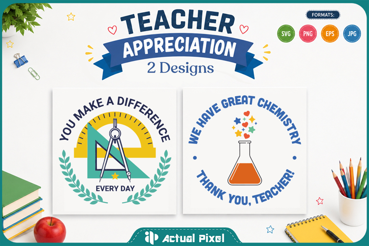 Teacher Appreciation SVG PNG