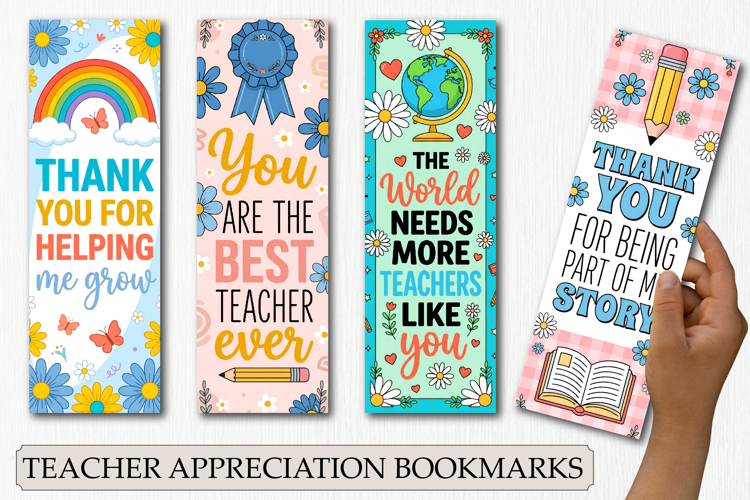 Teacher Appreciation Bookmarks