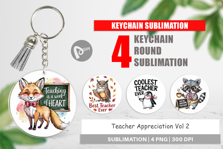 Keychain Teacher Appreciation