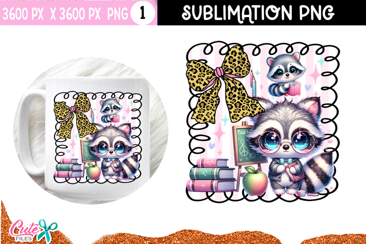 Teacher Coquette Sublimation Design PNG