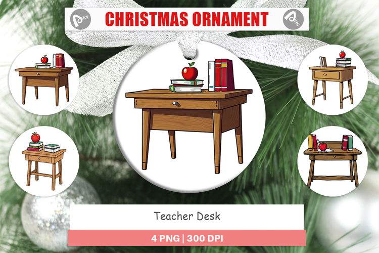 Ornament Teacher Desk