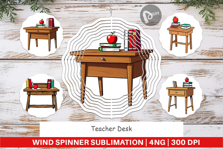 Wind Spinner Teacher Desk