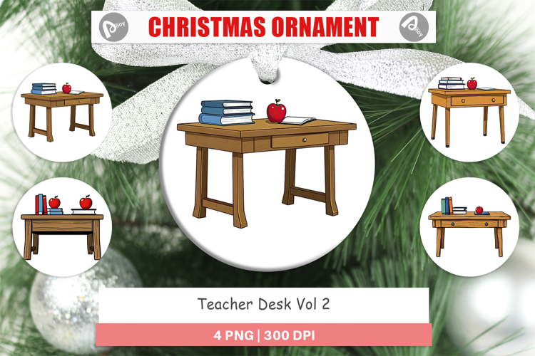 Ornament Teacher Desk