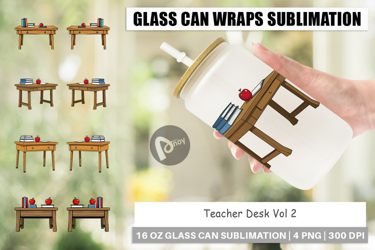 Glass Can Teacher Desk