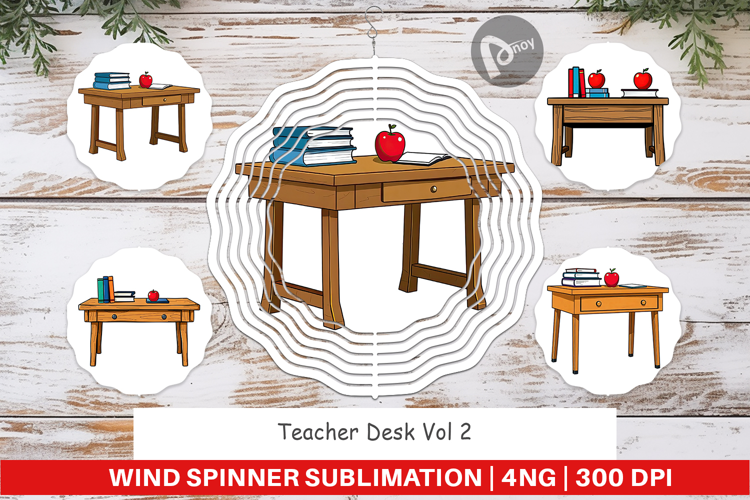 Wind Spinner Teacher Desk