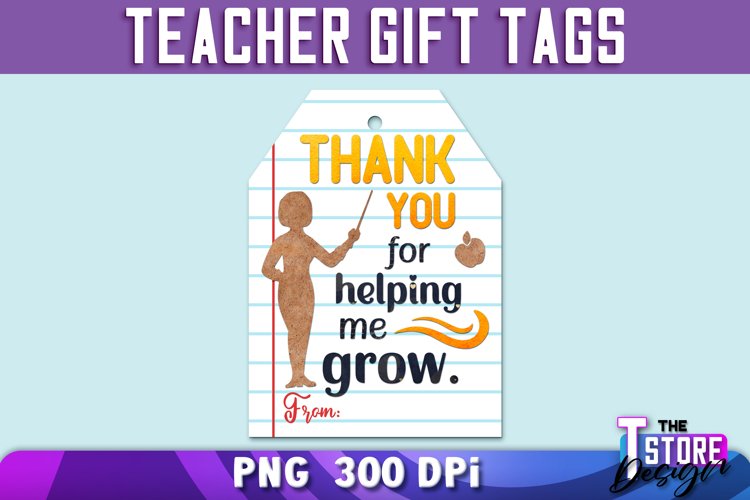 Teacher Gift Tags PNG Design | Teacher Tags PNG |School Gift