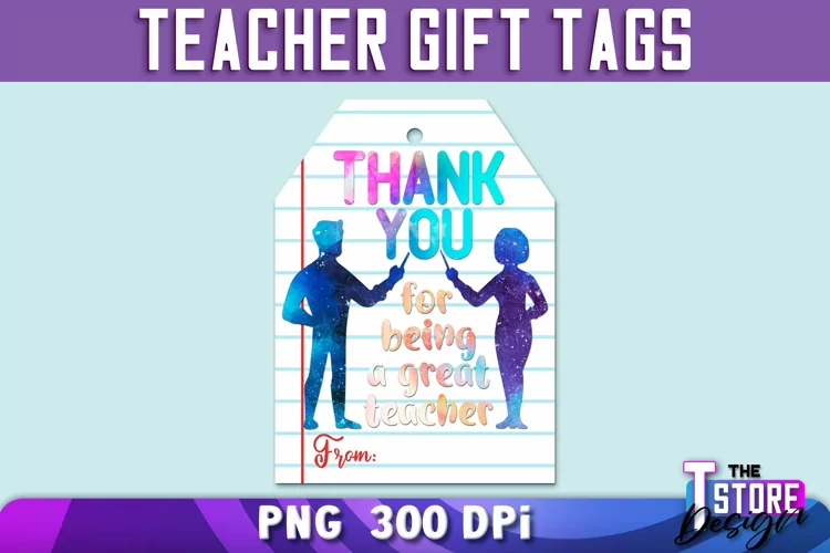 Teacher Gift Tags PNG Design | Teacher Tags PNG |School Gift
