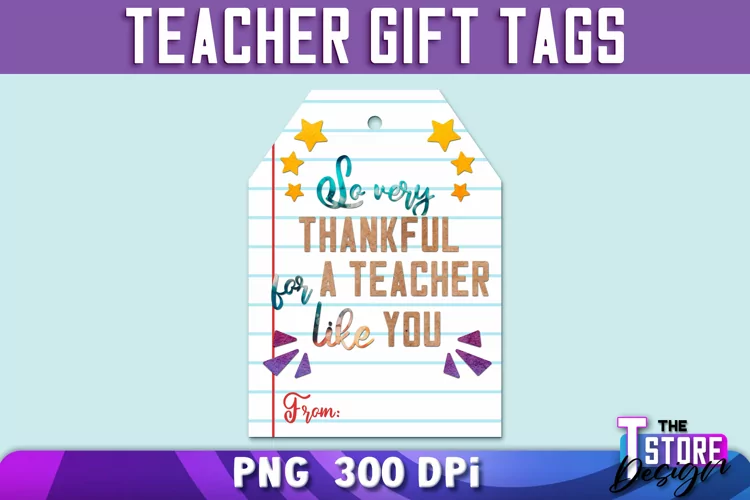 Teacher Gift Tags PNG Design | Teacher Tags PNG |School Gift