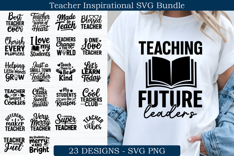 Teacher Inspirational SVG Bundle | Teacher SVG Bundle