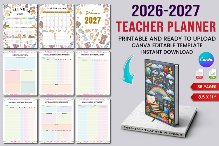 262027 Teacher Planner