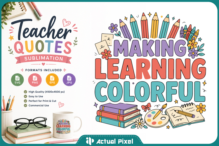 Teacher Quotes Sublimation SVG PNG