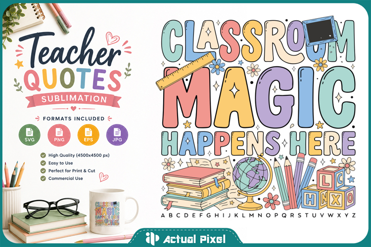 Teacher Quotes Sublimation SVG PNG
