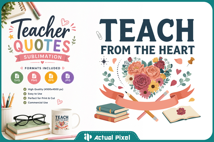 Teacher Quotes Sublimation SVG PNG
