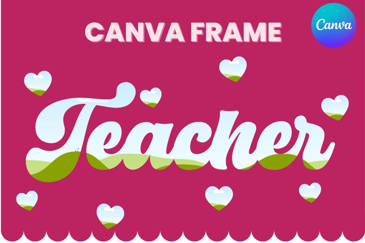 Teacher Canva Frame Retro Vintage Photo Frame Shirt Design example image 1