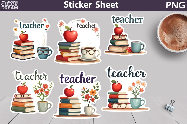 Apple Teacher Clipart Image 15