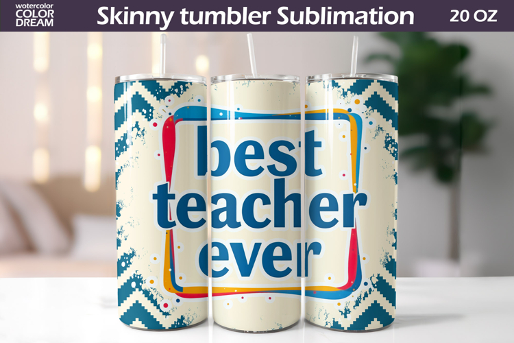 Teacher Tumbler Wrap | Teacher Appreciation Sublimation
