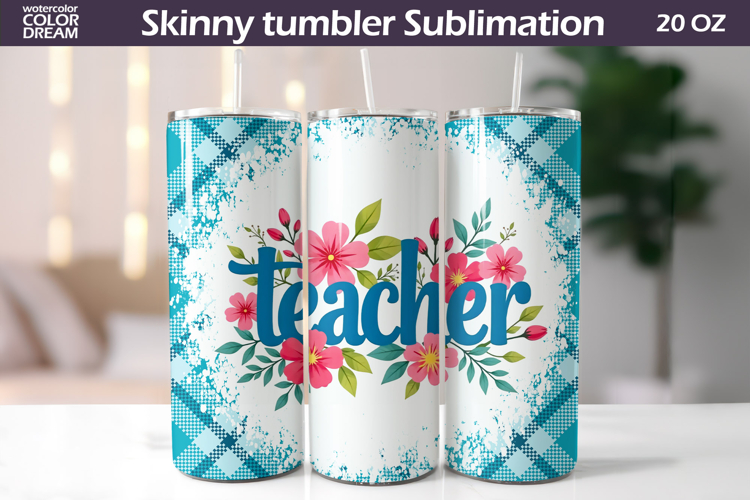 Teacher Tumbler Wrap | Teacher Appreciation Sublimation
