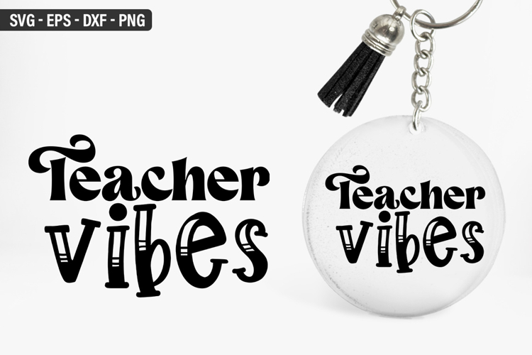 Teacher Keychain Svg Image 20