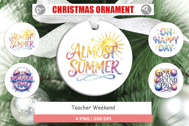 Teacher's Weekend Ornament example image 1