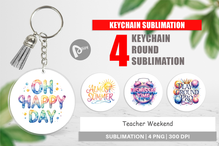 Teacher's Weekend Keychain