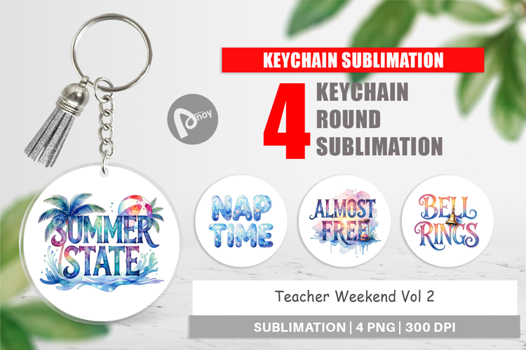 Teacher's Weekend Keychain