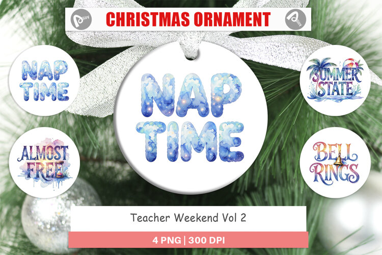 Teacher's Weekend Ornament example image 1