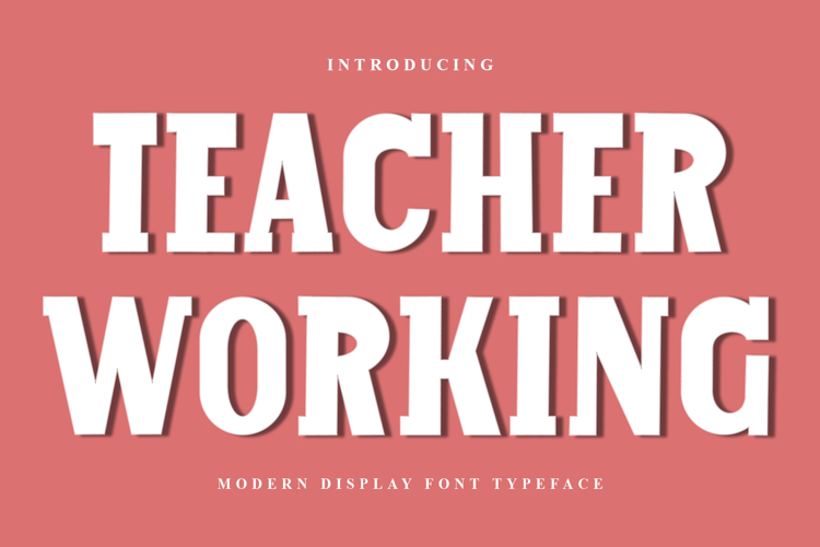 Teacher Working