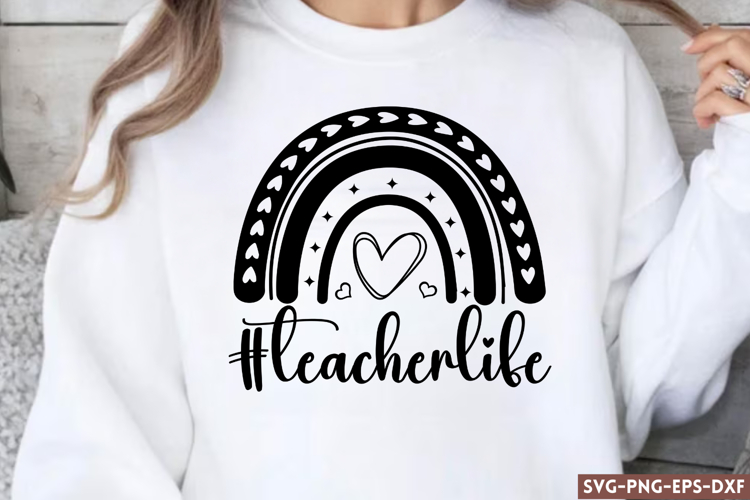 #Teacherlife SVG, Teacher Design SVG